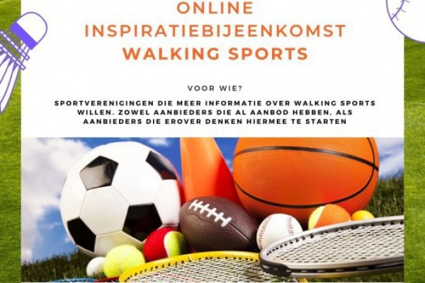 Afbeelding over: Online inspiratiebijeenkomst Walking Sports